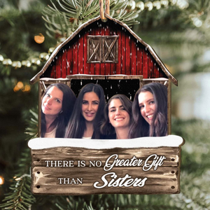 Christmas Gift, Custom Photo And Quote - Personalized Custom Shaped Wooden Ornament - Gift For Family