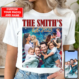 Custom Photo And Text - Personalized T-Shirt - Family Gift