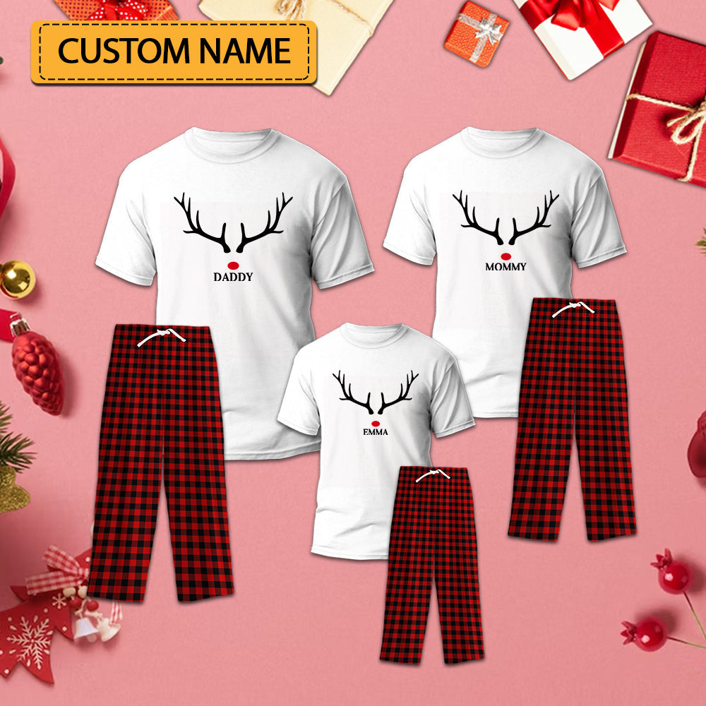 Personalized Pajamas Set, Custom Family Name, Christmas Family, Gift For Family