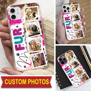 Pur Mama Pet 4 Photos - Custom Photo And Name - Personalized Phone Case, Gift For Pet Lover, Gift For Family