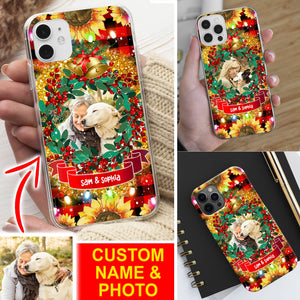 Merry Christmas - Custom Photo And Name - Personalized Phone Case, Christmas Gift, Family Gift, Memorial Gift