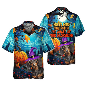 Happy Hallowoof - Never Mind The Witch Be Aware Of Pet - Personalized Halloween 3D Shirt, Halloween Gift