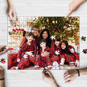 Custom Your Photo, Personalized Wooden Jigsaw Puzzles For Adults and Kids, Gift For Family, Gift For Friends