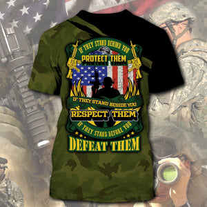 Personalized Veteran T-Shirt, Gift For Veterans