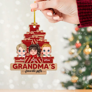 Favorite Gifts - Personalized Custom Shaped Wooden Ornament - Gift For Family