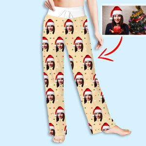 Custom Face Pants Ladie's Loose Pants Multiple Color Options Christmas Gifts