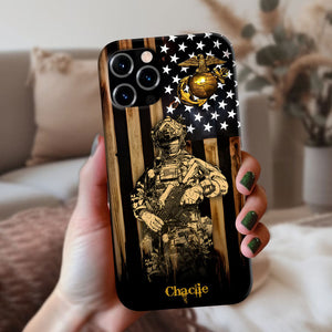 US Army - Custom Name - Personalized Phone Case, Gift For Veterans, Gift For Family