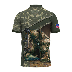 A Hero - Customized U.S. Veteran Polo Shirt, Gift For Veterans