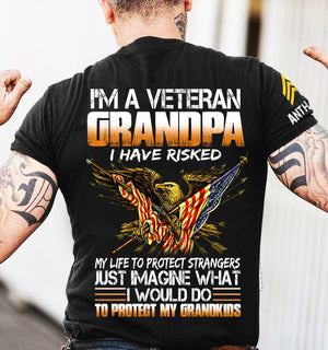 Protector of Generations - Personalized Veteran T-Shirt, Gift For Veterans