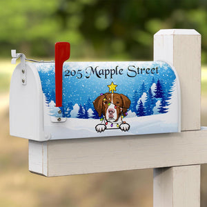 Custom Christmas Pet Mailbox Cover,  Christmas Gift, Gift For Pet Lover, Christmas Dog, Christmas Cat