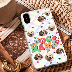 Dog Mama - Cutie Puppy - Custom Photo And Name - Personalized Phone Case, Gift For Pet Lover