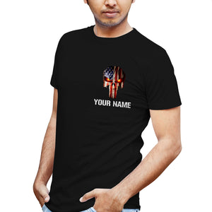 Real Americans Stand For The Flag To Honor Those Who Died For It - Personalized Veteran Army T-Shirt, Gift For Veterans