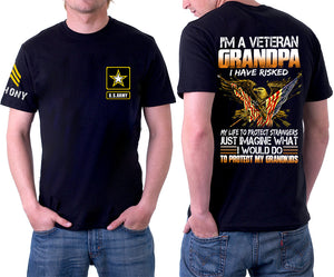 Protector of Generations - Personalized Veteran T-Shirt, Gift For Veterans