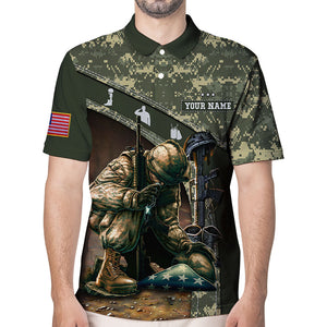 A Hero - Customized U.S. Veteran Polo Shirt, Gift For Veterans