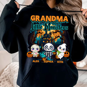 Happy Halloween - The Little Monsters - Custom Name - Personalized Sweatshirt - Halloween Family Gift