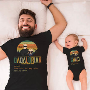 Personalized Dadalorion, Dad & Kid Shirt, Gift For Dad & Kid