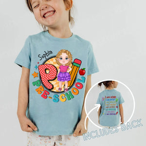 Personalized 'I Am' Tee - Custom Appearance And Name - Personalized 2 Side T-Shirt - Gifts for Kids!