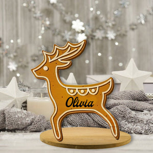 Custom Wooden Place Names - Christmas Festive Elements - Christmas Gift - Standing Table Decoration