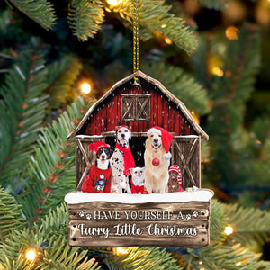 Pet House Christmas, Custom Photo And Quote - Personalized Custom Shaped Wooden Ornament - Gift For Pet Lover, Christmas Gift