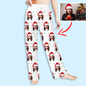 Custom Face Pants Ladie's Loose Pants Multiple Color Options Christmas Gifts