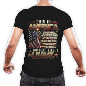 Bold & Free: Personalized U.S Veteran T-Shirt, Gift For Veterans - A Salute to Freedom