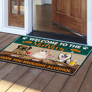 Personalized Pet Doormat, Welcome To The Shitshow,  Puppy and Kitty DoorMats