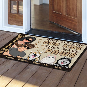 Welcome - Hope You Like Our Kids - They Have Paws - Personalized Cute Kittens Doormat, Pet Lovers Gift