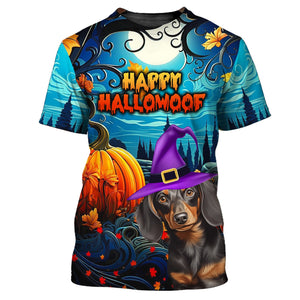 Happy Hallowoof - Never Mind The Witch Be Aware Of Pet - Personalized Halloween 3D Shirt, Halloween Gift