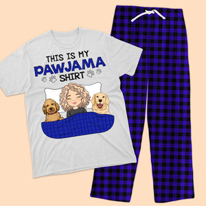 This My Pawjama Shirt - Custom Appearance And Name - Personalized Pajamas Long Pants