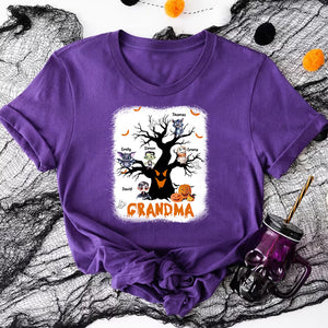 Halloween Tree - Custom Appearance & Name - Personalized T-Shirt - Halloween Family Gift