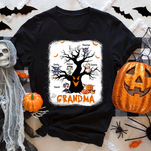 Halloween Tree - Custom Appearance & Name - Personalized T-Shirt - Halloween Family Gift