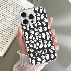 Spooky Season - Custom Name - Personalized Phone Case, Gift For Halloween